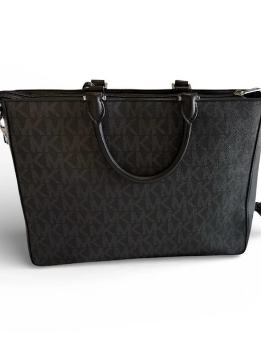 Michael Kors Signature Logo Jessie Large Top Zip Tote